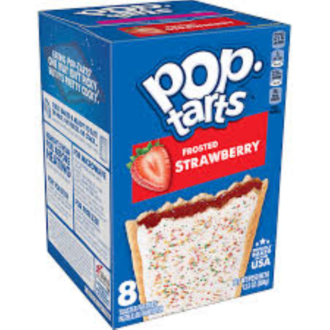 KELLOGGS POP TARTS FROSTED STRAWBERRY 384G